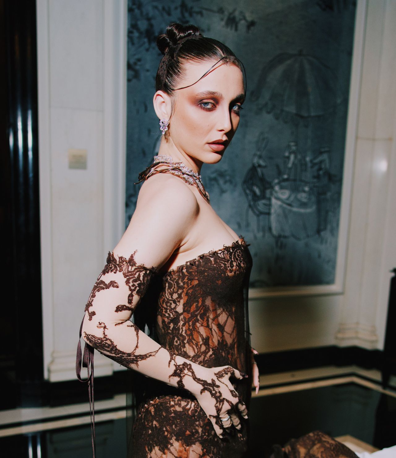 Emma Chamberlain Inside the Carlyle Hotel Before the 2024 Met Gala in New York3